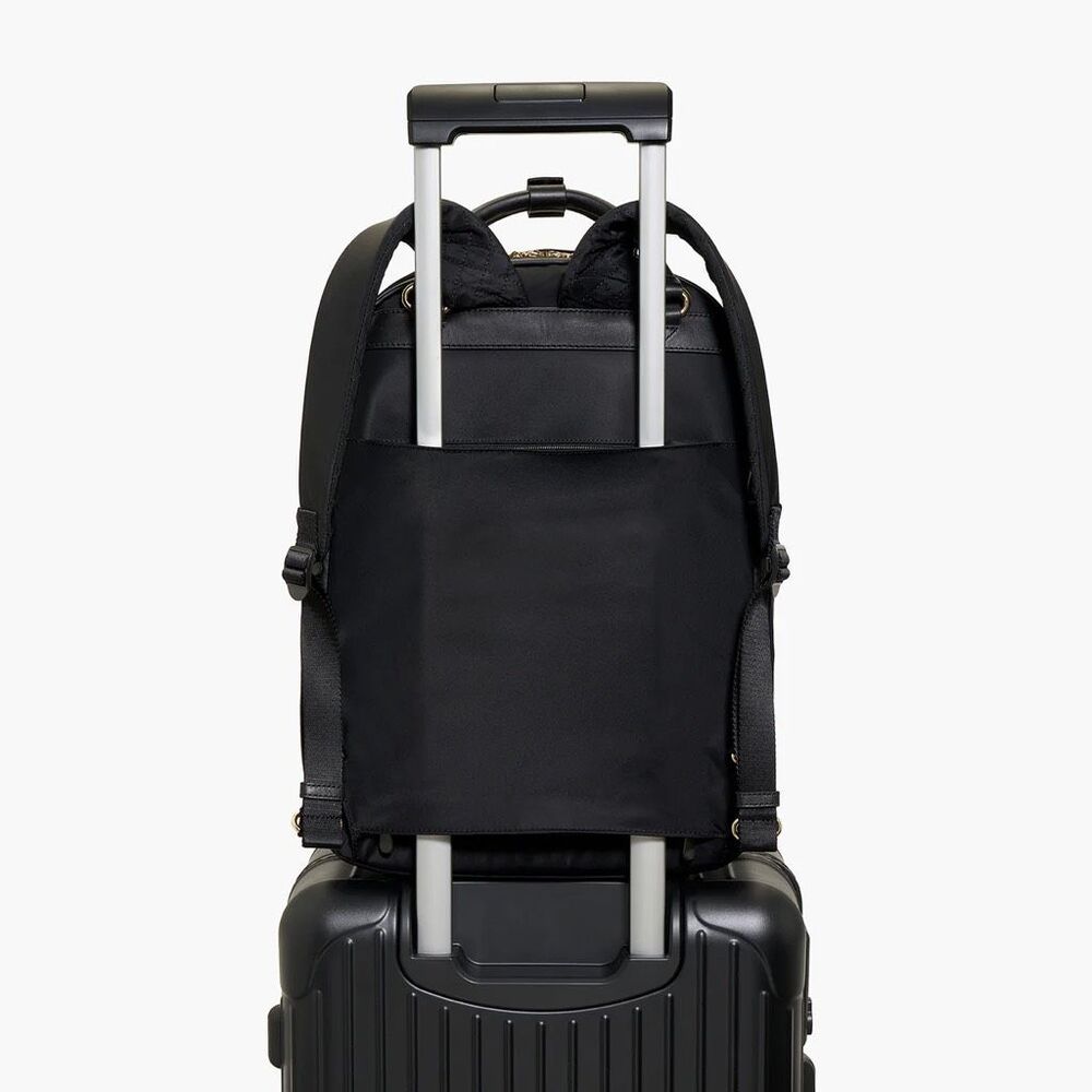 Lo & Sons Rowledge Backpack Lavender Interior Gold Hardware - Picture 7 of 10